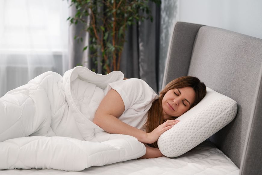 Подушка ортопедична Ardesto Sleepwell ART6040СLP 60&times;40&times;12 см біла 4930353 фото