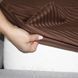 Полуторне простирадло-чохол на резинці ТЕП Сатин Chocolate 2-04799_34330 180&times;200 см шоколадне 5196744 фото 4