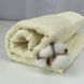 Рушник для обличчя махровий Febo Vip Cotton Botan Туреччина 6399 молочний 50&times;90 см 4325474 фото 2