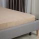 Двоспальне простирадло на резинці ТЕП VELOUR 2-04756_33916 160&times;200 см капучино 5192266 фото 4