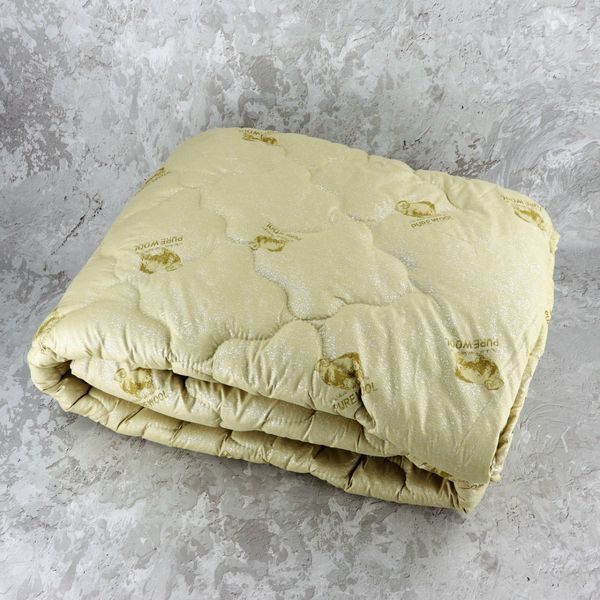 Ковдра закритого типу овеча вовна (мікрофібра) PURE WOOL двоспальна 175&times;210 55087 3903550 фото