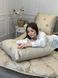 Подушка стьобана з еко овчини Leri Max Pure Wool 21506 50&times;50 см бежева 5150430 фото 10